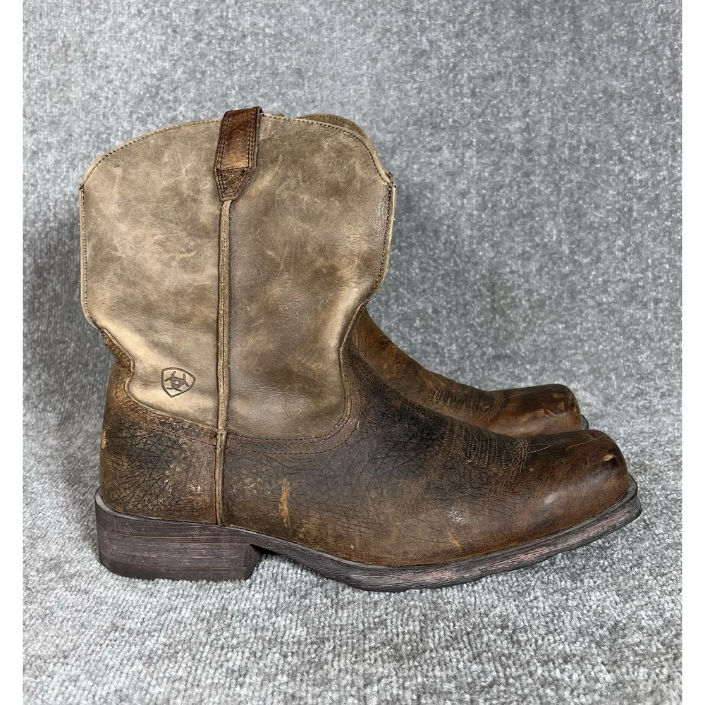 Ariat Rambler Western Cowboy Boots Mens Size 14EE Earth Brown Leather